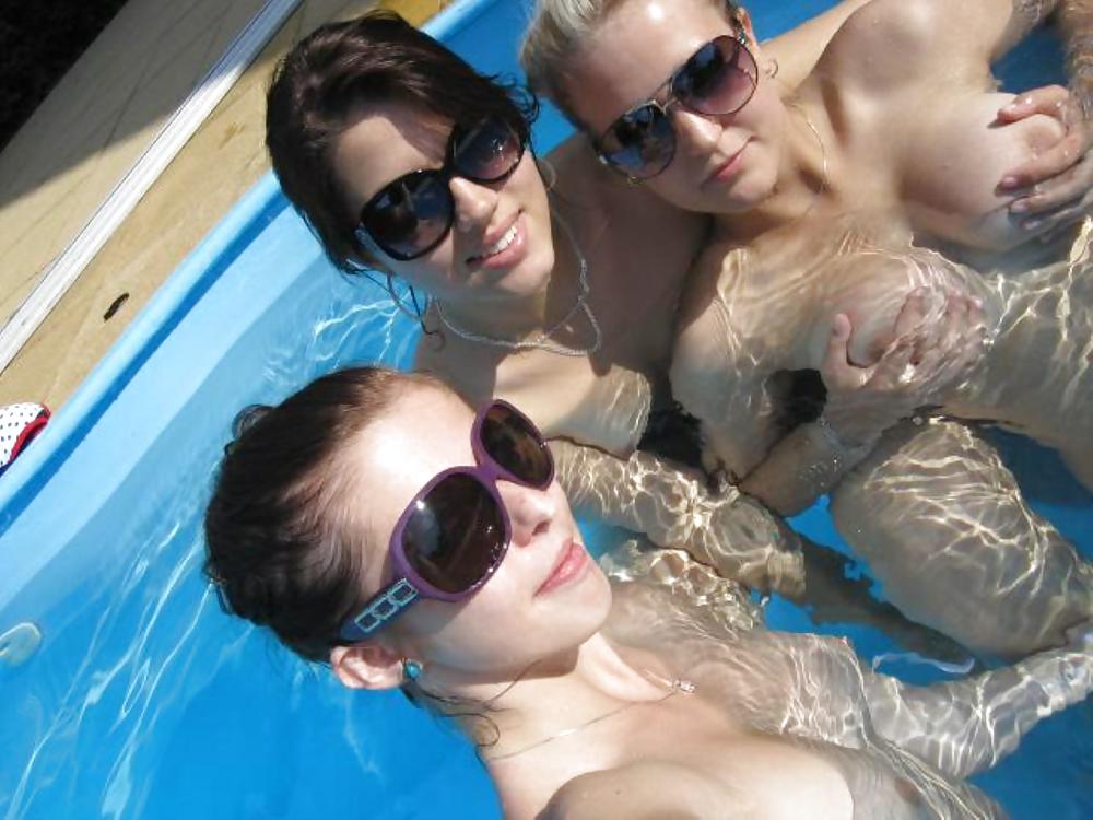 Hot Teens swimming and posing #23784725