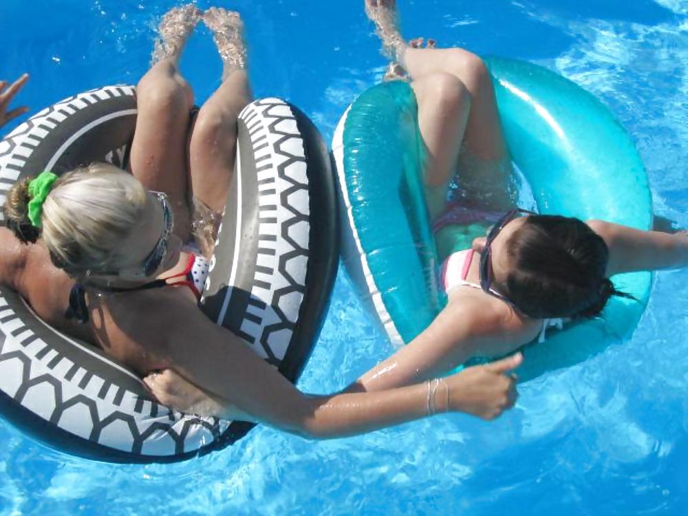 Hot Teens swimming and posing #23784731