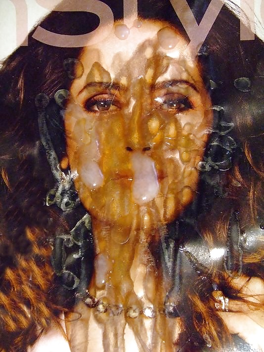 Salma Hayek, 10 Cum Lasten Bukkakke #32255395
