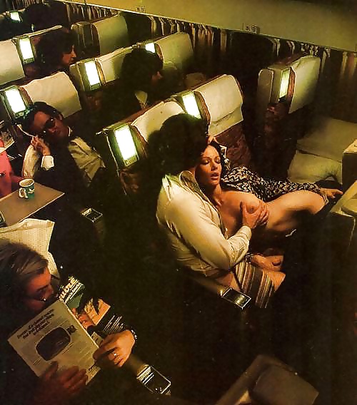 ORGASMIC Sexy Beauties Love the MILE HIGH Club in Airplanes #40640772