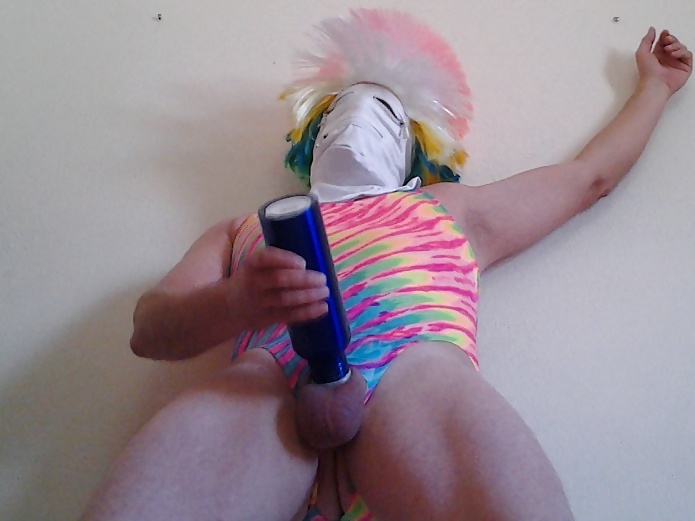 Crazy Clown Playing With His Cock #25802228