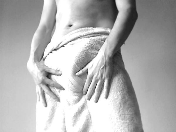 Peek under my towel after a hot shower #23203346