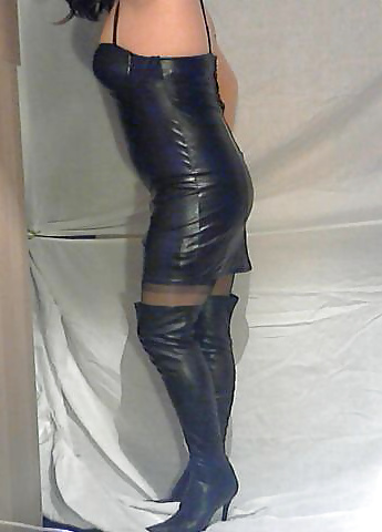 Leather Dress #25107640