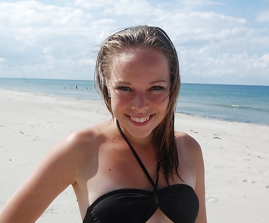 Danish teens-223-224-bra panties beach party cleavage  #27644224