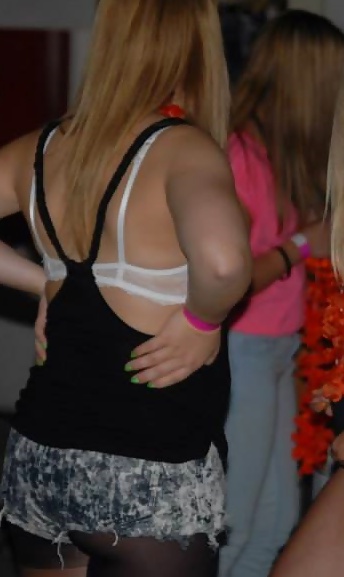 Danish teens-223-224-bra panties beach party cleavage  #27644327