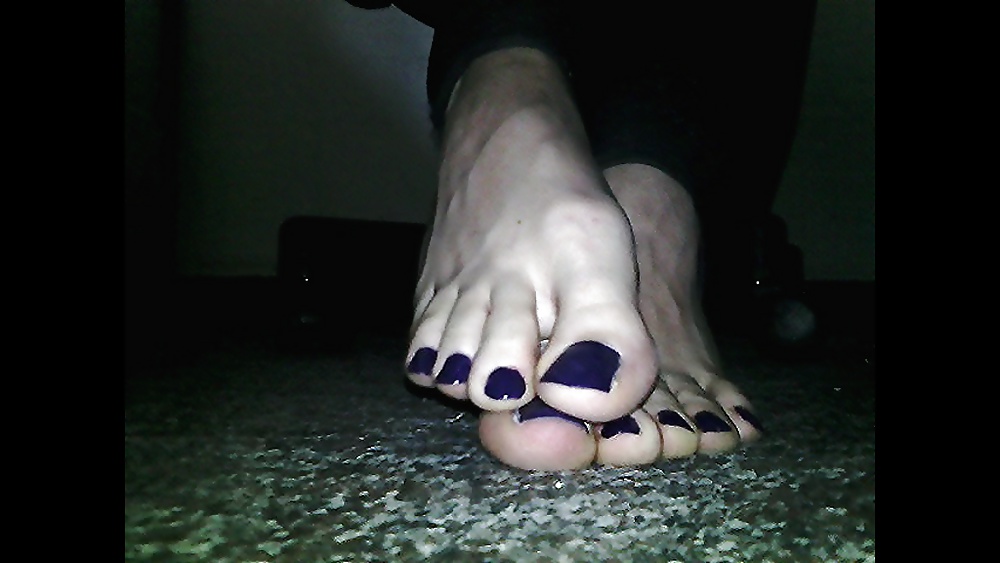 Blue toenails #34456237