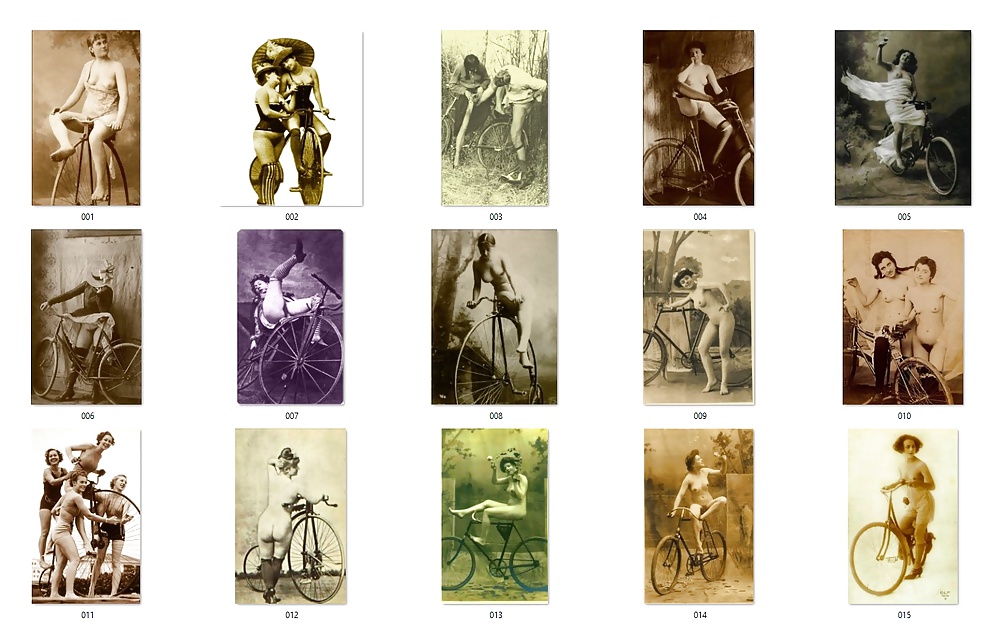 Vintage lady's & Bicycles-num-001 #29243087