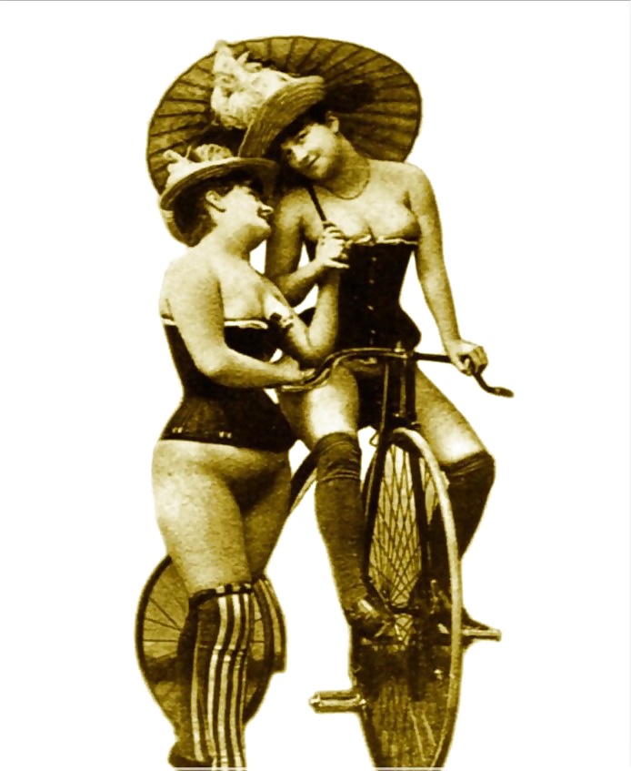 Vintage Dame & Fahrräder-num-001 #29243098