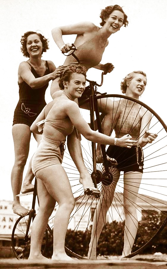 Vintage lady's & Bicycles-num-001 #29243136