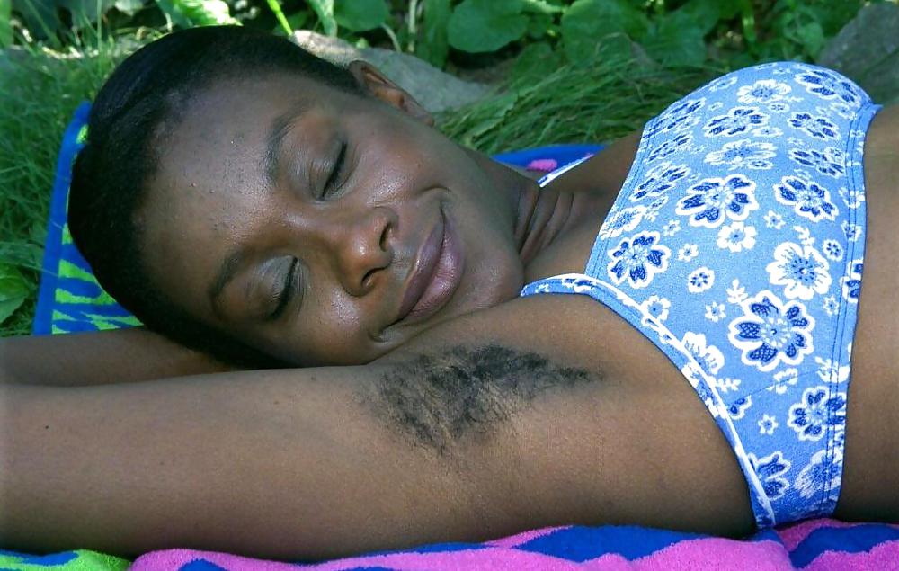 Latrese, black beauty with hairy armpits and pussy #23919682