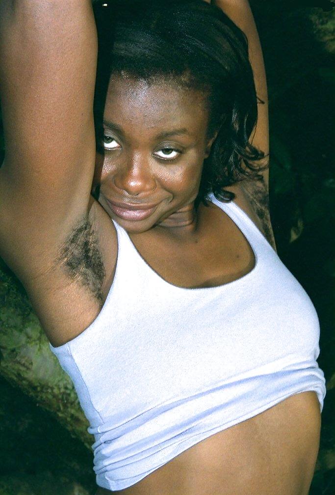 Latrese, black beauty with hairy armpits and pussy #23919713