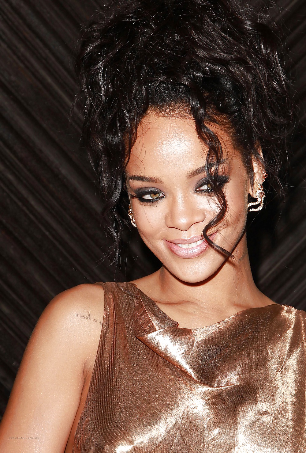 Rihanna A Rencontré Balle Après-party ébène Cul #34456107