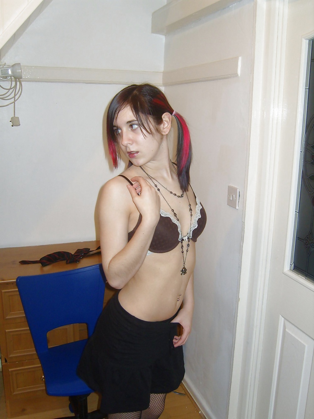 Sexy Maigre Goth Girl #41021683