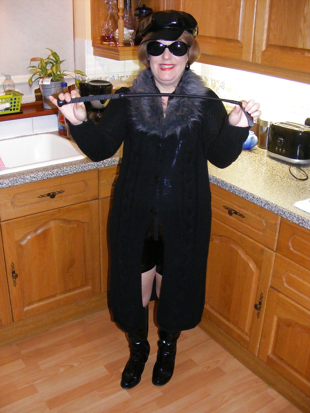 Mistress K in PVC catsuit #24774960