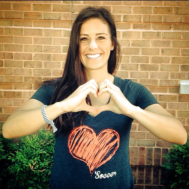 Ali Krieger posing in her sports bra #27614064