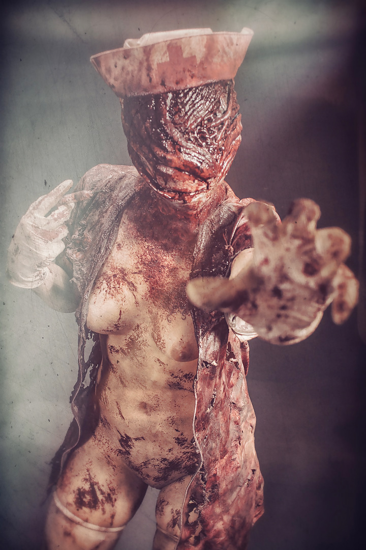 Silent Hill Nurse Cosplay #26659160