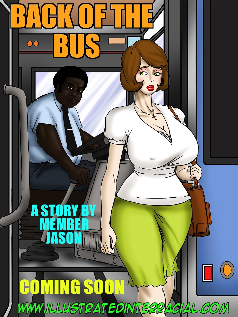 Back Of The Bus - Interracial Comic #25957524