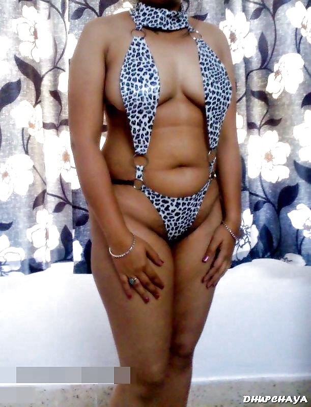 Desi MILF wife posing in skimpy lingerie #24743438