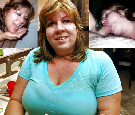 Chubby Wife Marie Before After BJ & Facials #27785320