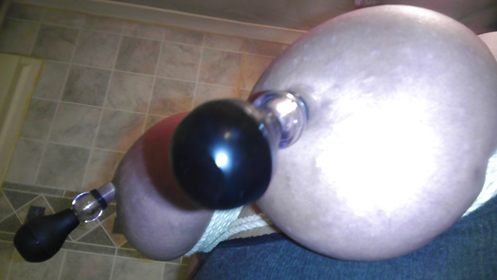 Tied up big tits with pumped nips #38753469