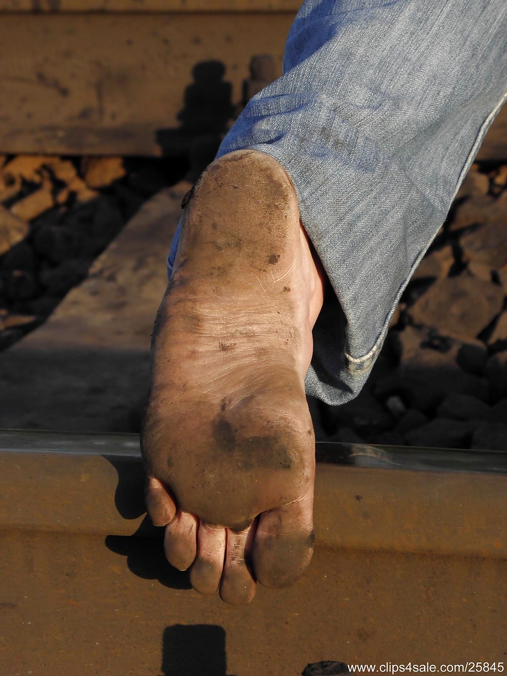 Eisenbahn Schmutzigen Füße #29000348