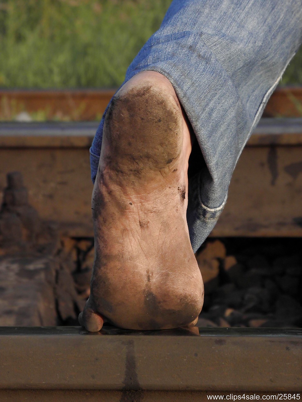 Eisenbahn Schmutzigen Füße #29000382