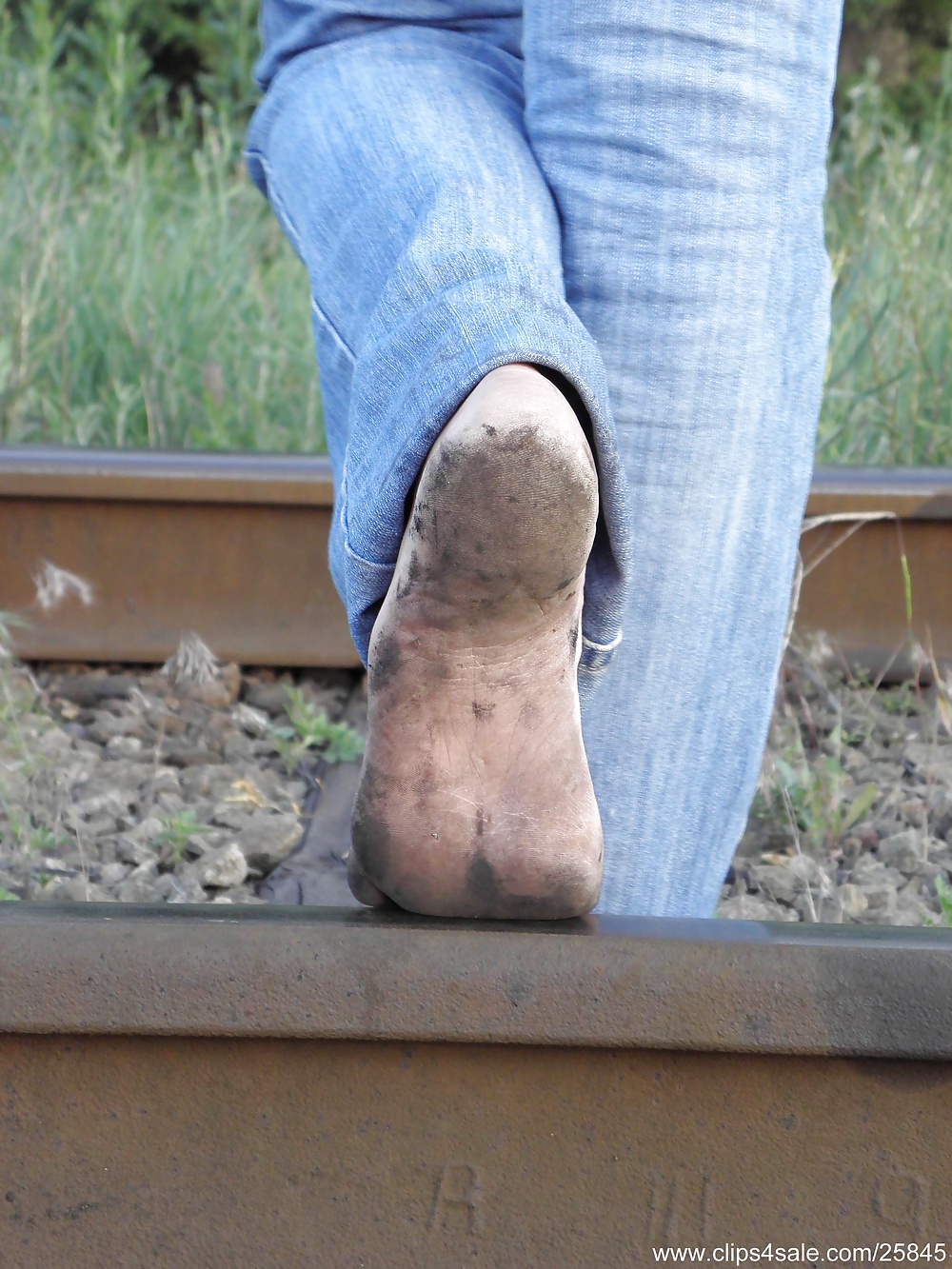 Eisenbahn Schmutzigen Füße #29000442
