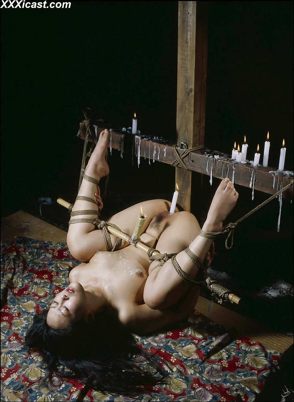 Japanese Rope Bondage Waxing And Insertions #23732906