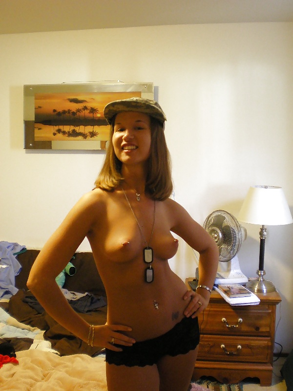 Pierced Military Girl - USA ! USA ! #39480465