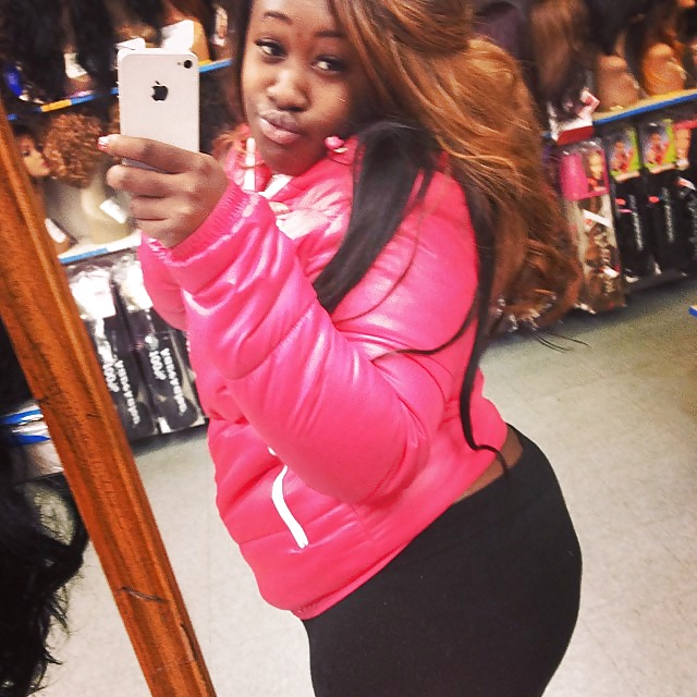 Bonnie with a booty thick black ass NN would you take her? #31819894