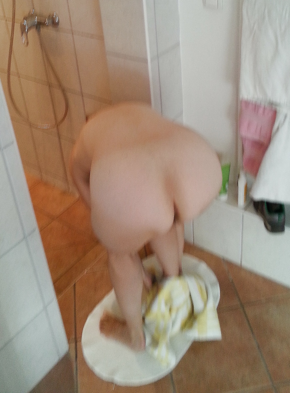 Hairy MILF with big mature ass showering in holidays #28606634