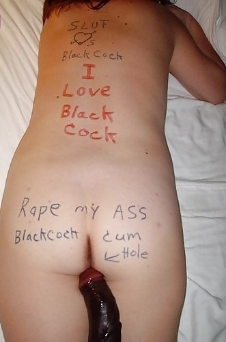 Body Writing : Sluts for Black Cocks Only! #26981331