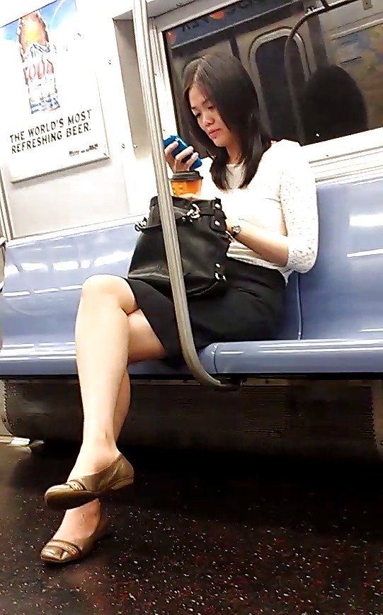 New York Subway Girls Asians #22942396
