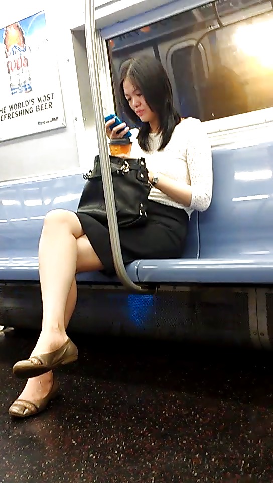 New York Subway Girls Asians #22942403