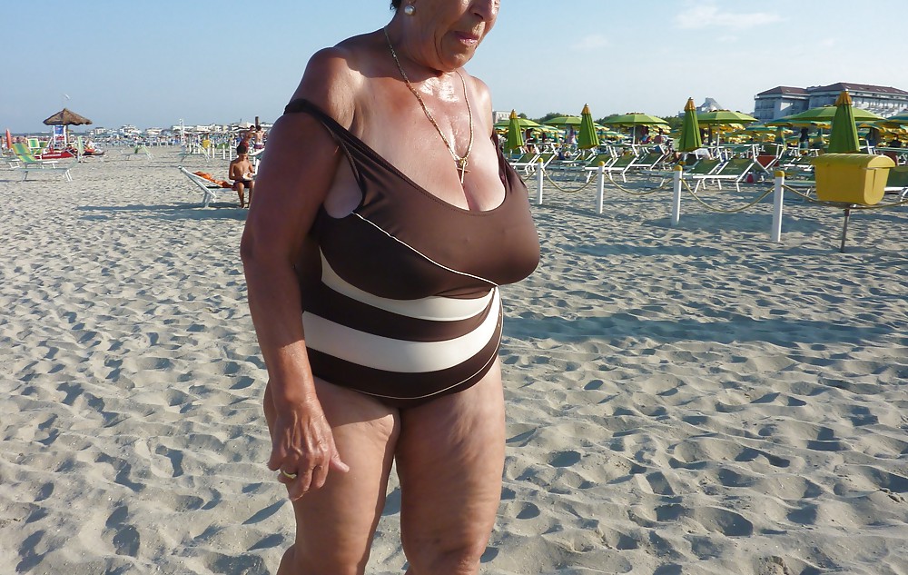 Granny on the beach 1 #26264070