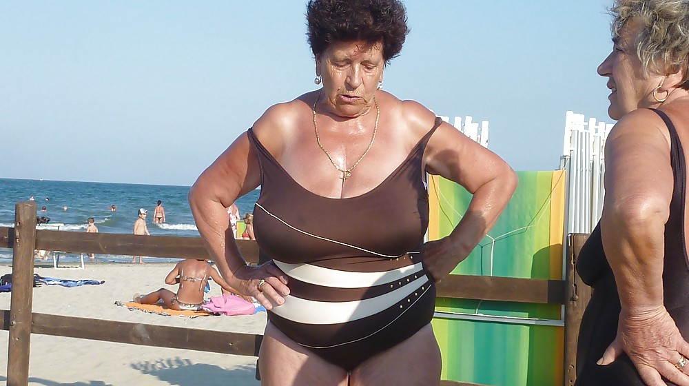 Granny on the beach 1 #26264082