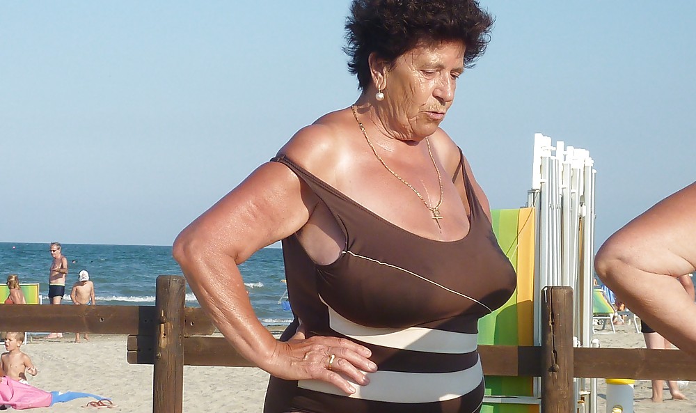 Granny on the beach 1 #26264090