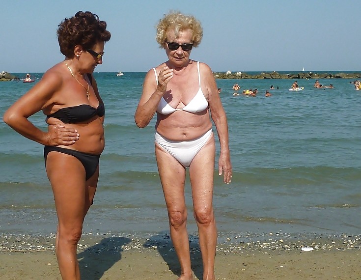 Granny on the beach 1 #26264103
