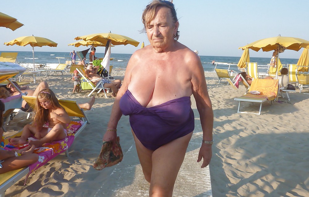 Granny on the beach 1 #26264127