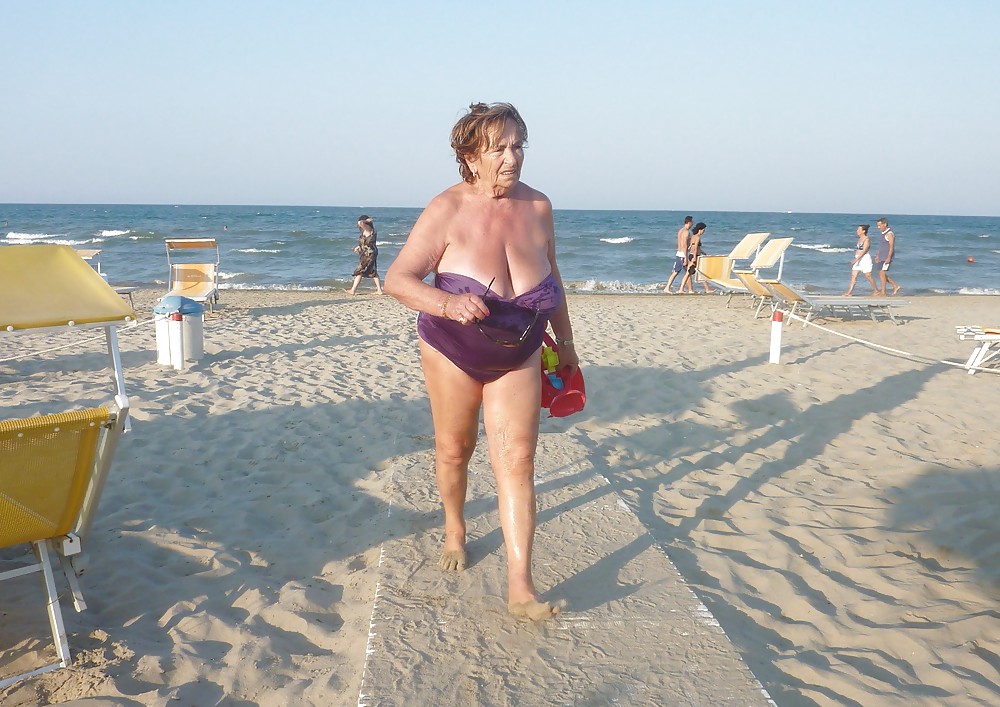 Granny on the beach 1 #26264165