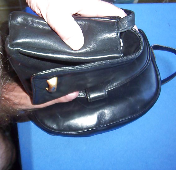 Fucking black leather purses #30461998