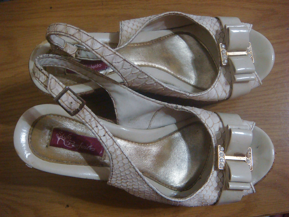 Sandale Keil Weiß Kroko Von Kork Perfekte Syilo #40484624