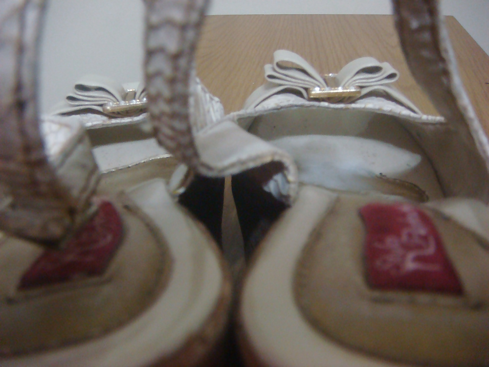 Sandale Keil Weiß Kroko Von Kork Perfekte Syilo #40484648