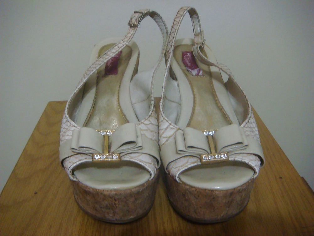 Sandale Keil Weiß Kroko Von Kork Perfekte Syilo #40484651