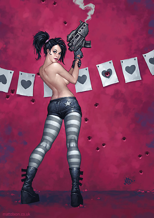 Mattdixon Karikatur Pin-ups #26720228