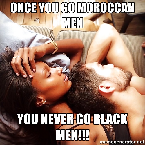 Mujeres negras y hombres marroquíes = amor
 #38724797