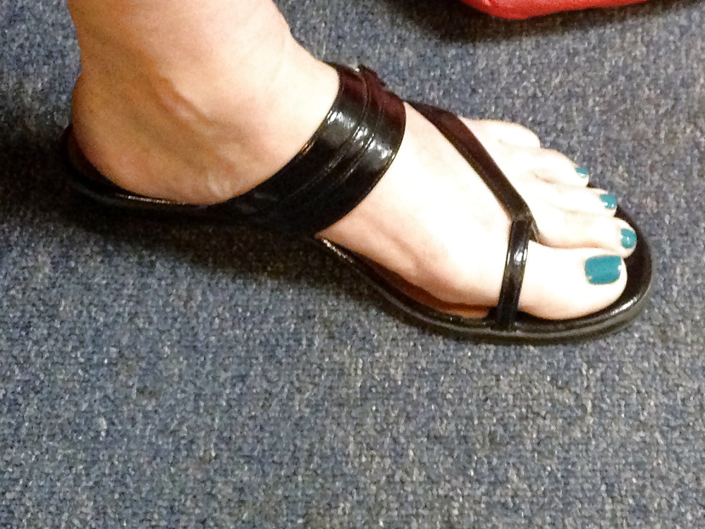 Wife's blue toes #25679711