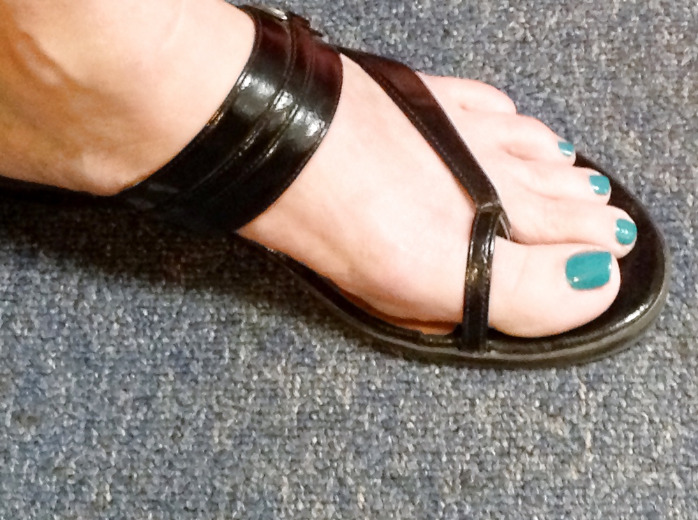 Wife's blue toes #25679750