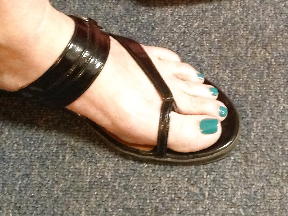 Wife's blue toes #25679757