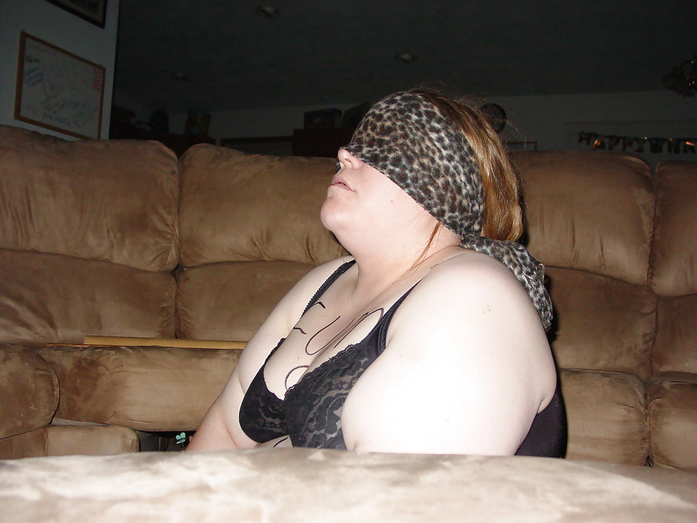 Bbw Kim Blindfolded #32126350